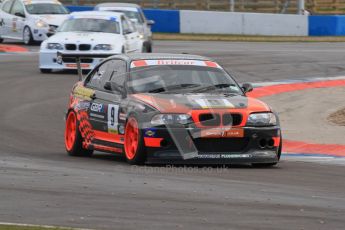 © Octane Photographic Ltd. BritCar Production Cup Championship race. 21st April 2012. Donington Park. Adam Hayes/Mark Ratcliffe, Intersport Racing, BMW M3. Digital Ref : 0300lw7d7504
