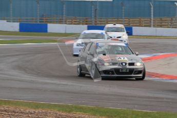 © Octane Photographic Ltd. BritCar Production Cup Championship race. 21st April 2012. Donington Park. Cris hayes/Andy Thompson, Seat Leon Cupra. Digital Ref : 0300lw7d7555