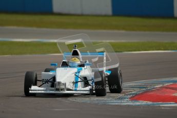 © Octane Photographic Ltd. BritCar Weekend - BARC Intersteps Championship. 21st April 2012. Donington Park. Franco Aragones, Mygale FB02, Fortec. Digital Ref : 0299lw1d1648