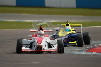 © Octane Photographic Ltd. BritCar Weekend - BARC Intersteps Championship. 21st April 2012. Donington Park. Matteo Ferrer, Mygale FB02, Fortec. Digital Ref : 0299lw1d1657