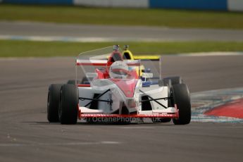 © Octane Photographic Ltd. BritCar Weekend - BARC Intersteps Championship. 21st April 2012. Donington Park. Matteo Ferrer, Mygale FB02, Fortec. Digital Ref : 0299lw1d1716