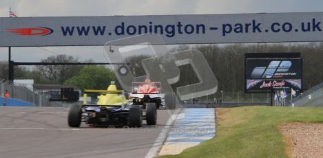 © Octane Photographic Ltd. BritCar Weekend - BARC Intersteps Championship. 21st April 2012. Donington Park. Liam Venter, Mygale FB02, Falcon. Digital Ref : 0299lw7d6874