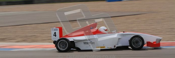 © Octane Photographic Ltd. BritCar Weekend - BARC Intersteps Championship. 21st April 2012. Donington Park. Matteo Ferrer, Mygale FB02, Fortec. Digital Ref : 0299lw7d6954