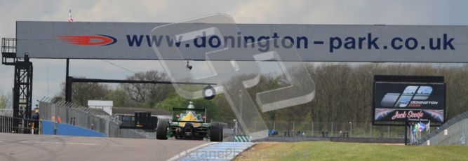 © Octane Photographic Ltd. BritCar Weekend - BARC Intersteps Championship. 21st April 2012. Donington Park. Matt Parry, Mygale FB02, Fortec. Digital Ref : 0299lw7d6957
