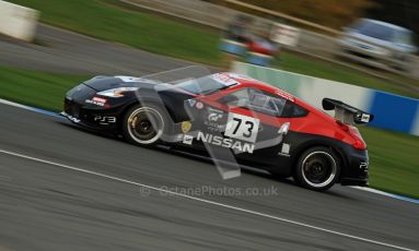 © Carl Jones/Octane Photographic Ltd. 20th October 2012. Peter Pyzera, Nissan 370z, OSS, Donington Park. Digital Ref : 0549img_4015
