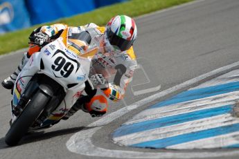 © Octane Photographic Ltd/Chris Enion 2012. British Superbikes test day – Donington Park, Tuesday 7th August 2012. Luca Scassa - Padgett's Honda. Digital Ref : 0450CE1D0081