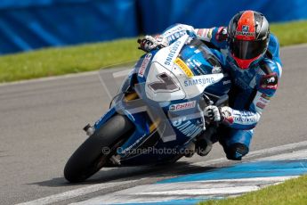 © Octane Photographic Ltd/Chris Enion 2012. British Superbikes test day – Donington Park, Tuesday 7th August 2012. Michael Laverty - Tyco Suzuki. Digital Ref : 0450CE1D0133