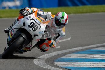 © Octane Photographic Ltd/Chris Enion 2012. British Superbikes test day – Donington Park, Tuesday 7th August 2012. Luca Scassa - Padgett's Honda. Digital Ref : 0450CE1D0163
