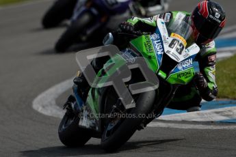 © Octane Photographic Ltd/Chris Enion 2012. British Superbikes test day – Donington Park, Tuesday 7th August 2012. Danny Buchan - MSS Bathams Kawasaki. Digital Ref : 0450CE1D0246