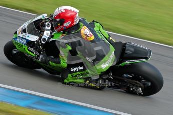 © Octane Photographic Ltd/Chris Enion 2012. British Superbikes test day – Donington Park, Tuesday 7th August 2012. Michael Rutter - MSS Bathams Kawasaki. Digital Ref : 0450CE1D0505