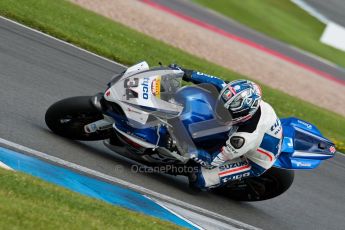 © Octane Photographic Ltd/Chris Enion 2012. British Superbikes test day – Donington Park, Tuesday 7th August 2012. Alastair Seeley - Tyco Suzuki. Digital Ref : 0450CE1D0727
