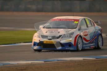 © Octane Photographic Ltd. BTCC - Round Two - Donington Park. Free Practice. Saturday 14th April 2012. Tony Hughes, Toyota Avensis, Speedworks Motorsport. Digital ref : 0291lw1d5992