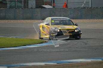 © Octane Photographic Ltd. BTCC - Round Two - Donington Park. Free Practice. Saturday 14th April 2012. Chris James, Vauxhall Vectra, Team ES racing.com. Digital ref : 0291lw1d6099