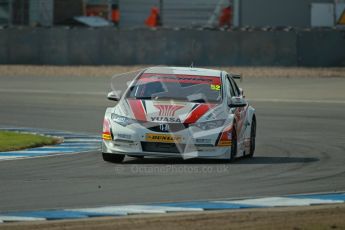 © Octane Photographic Ltd. BTCC - Round Two - Donington Park. Free Practice. Saturday 14th April 2012. Gordon Shedden, Honda Civic, Honda Yuasa Racing Team. Digital ref : 0291lw1d6200