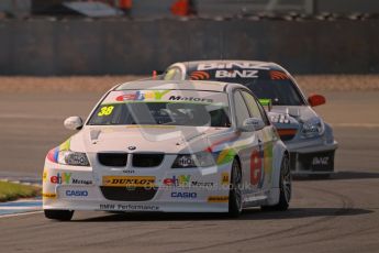 © Octane Photographic Ltd. BTCC - Round Two - Donington Park. Free Practice. Saturday 14th April 2012. Tom Onslow-Cole, BMW 320si, eBay Motors. Digital ref : 0291lw1d6348