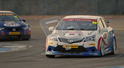 © Octane Photographic Ltd. BTCC - Round Two - Donington Park. Free Practice. Saturday 14th April 2012. Tony Hughes, Toyota Avensis, Speedworks Motorsport. Digital ref : 0291lw1d6367