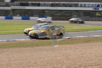 © Octane Photographic Ltd. BTCC - Round Two - Donington Park. Free Practice. Saturday 14th April 2012. Dave Newsham and Chris James, Vauxhall Vectra, Team ES racing.com. Digital ref : 0291lw7d2774