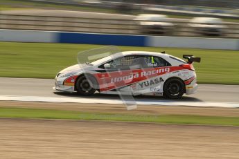 © Octane Photographic Ltd. BTCC - Round Two - Donington Park. Free Practice. Saturday 14th April 2012. Matt Neal, Honda Civic, Honda Yuasa Racing Team. Digital ref : 0291lw7d2902