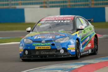 © Octane Photographic Ltd. BTCC - Round Two - Donington Park - Quail. Saturday 14th April 2012. Andy Neate, MG6, MG KX Momentum Racing. Digital ref : 0294lw1d7041