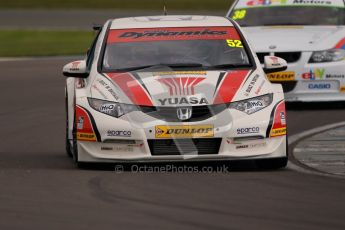 © Octane Photographic Ltd. BTCC - Round Two - Donington Park - Quail. Saturday 14th April 2012. Gordon Shedden, Honda Civic, Honda Yuasa Racing Team. Digital ref : 0294lw1d7059