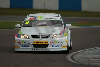 © Octane Photographic Ltd. BTCC - Round Two - Donington Park - Quail. Saturday 14th April 2012. Tom Onslow-Cole, BMW320si, eBay Motors. Digital ref : 0294lw1d7130