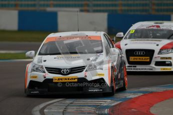 © Octane Photographic Ltd. BTCC - Round Two - Donington Park - Quail. Saturday 14th April 2012. Adam Morgan, Toyota Avensis, Speedworks Motorsport. Digital ref : 0294lw1d7219