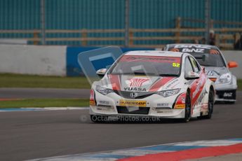 © Octane Photographic Ltd. BTCC - Round Two - Donington Park - Quail. Saturday 14th April 2012. Gordon Shedden, Honda Civic, Honda Yuasa Racing Team. Digital ref : 0294lw1d7230