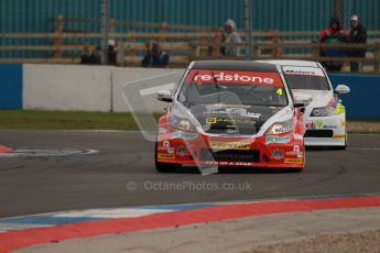 © Octane Photographic Ltd. BTCC - Round Two - Donington Park - Quail. Saturday 14th April 2012. Mat Jackson, Ford Focus, Redstone Racing. Digital ref : 0294lw1d7354