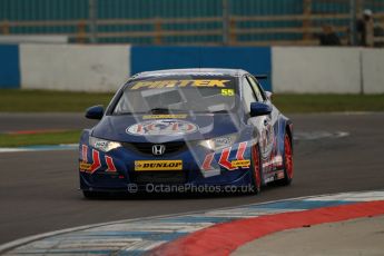 © Octane Photographic Ltd. BTCC - Round Two - Donington Park - Quail. Saturday 14th April 2012. Jeff Smith, Honda Civic, Pirtek Racing. Digital ref : 0294lw1d7429