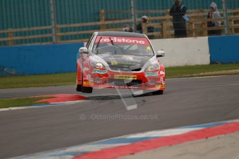 © Octane Photographic Ltd. BTCC - Round Two - Donington Park - Quail. Saturday 14th April 2012. Mat Jackson, Ford Focus, Redstone Racing. Digital ref : 0294lw1d7575