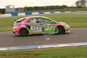 © Octane Photographic Ltd. BTCC - Round Two - Donington Park - Quail. Saturday 14th April 2012. Tony Gilham, Hionda Civic, Team HARD. Digital ref : 0294lw7d3317