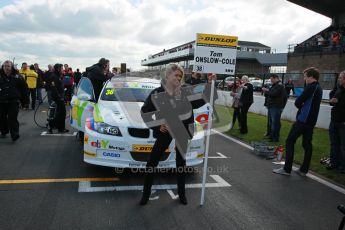 © Octane Photographic Ltd. BTCC - Round Two - Donington Park - Race 1. Sunday 15th April 2012. Tom Onlsow-Cole on the grid ready for race 1. Digital ref : 0295lw1d7725