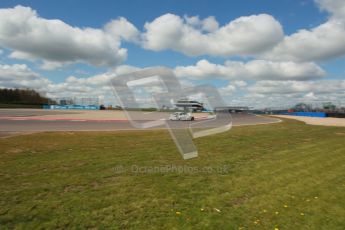 © Octane Photographic Ltd. BTCC - Round Two - Donington Park - Race 1. Sunday 15th April 2012. Nick Foster powers onto the start finish straight under the Spring sun. Digital ref : 0295lw1d7923