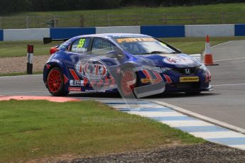 © Octane Photographic Ltd. BTCC - Round Two - Donington Park - Race 1. Sunday 15th April 2012. Jeff Smith, Honda Civic, Pirtek Racing. Digital ref : 0295lw7d3386