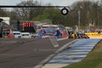 © Octane Photographic Ltd. BTCC - Round Two - Donington Park - Race 1. Sunday 15th April 2012. Digital ref : 0295lw7d3430