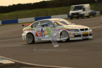 © Octane Photographic Ltd. BTCC - Round Two - Donington Park - Race 1. Sunday 15th April 2012. Rob Collard at speed through the Esses in his eBay Motors BMW 320si. Digital ref : 0295lw7d3437