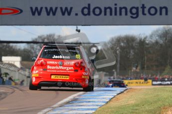 © Octane Photographic Ltd. BTCC - Round Two - Donington Park - Race 1. Sunday 15th April 2012. Ollie Jackson, Volkswagen Golf, AmD Tuning.com. Digital ref: 0295lw7d3527