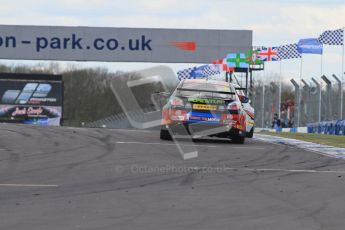 © Octane Photographic Ltd. BTCC - Round Two - Donington Park - Race 1. Sunday 15th April 2012. Jason Plato, MG6, MG KX Momentum Racing. Digital ref : 0295lw7d3996