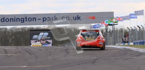 © Octane Photographic Ltd. BTCC - Round Two - Donington Park - Race 1. Sunday 15th April 2012. Arom Smith, Ford Focus, Redston Racing. Digital ref : 0295lw7d4013