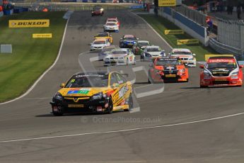 © Octane Photographic Ltd. BTCC - Round Two - Donington Park - Race 2. Sunday 15th April 2012. Digital ref : 0296lw7d4318