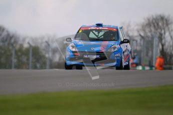 © Octane Photographic Ltd. BTCC - Round Two - Donington Park. AirAsia Renault UK Clio Cup Championship practice. Saturday 14th April 2012. James Colburn, Westbourne Motorsport. Digital ref : 0292lw1d6487