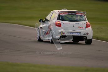 © Octane Photographic Ltd. BTCC - Round Two - Donington Park. AirAsia Renault UK Clio Cup Championship practice. Saturday 14th April 2012. Nic Hamilton, Total Control Racing. Digital ref : 0292lw1d6572