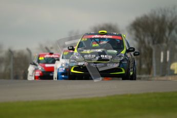 © Octane Photographic Ltd. BTCC - Round Two - Donington Park. AirAsia Renault UK Clio Cup Championship practice. Saturday 14th April 2012. Jack Goff, Team Pyro. Digital ref : 0292lw1d6592