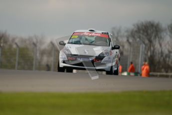 © Octane Photographic Ltd. BTCC - Round Two - Donington Park. AirAsia Renault UK Clio Cup Championship practice. Saturday 14th April 2012. Nic Hamilton, Total Control Racing. Digital ref : 0292lw1d6671