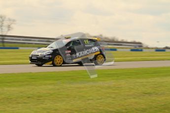 © Octane Photographic Ltd. BTCC - Round Two - Donington Park. AirAsia Renault UK Clio Cup Championship practice. Saturday 14th April 2012. Simon Belcher, Handy Motorsport with Pyro. Digital ref : 0292lw7d2918