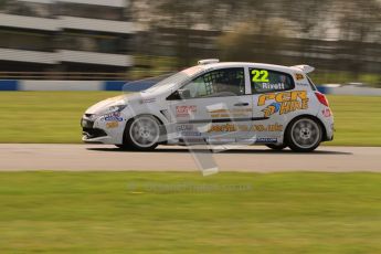 © Octane Photographic Ltd. BTCC - Round Two - Donington Park. AirAsia Renault UK Clio Cup Championship practice. Saturday 14th April 2012. Paul Rivett, Per Hire/Stancombe Vehicle Engineering. Digital ref : 0292lw7d2948