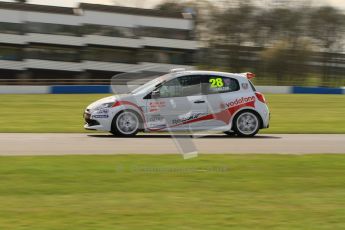 © Octane Photographic Ltd. BTCC - Round Two - Donington Park. AirAsia Renault UK Clio Cup Championship practice. Saturday 14th April 2012. Nic Hamilton, Total Control Racing. Digital ref : 0292lw7d2964