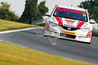 © Octane Photographic Ltd./Chris Enion. British Touring Car Championship – Round 6, Snetterton, Saturday 11th August 2012. Free Practice 1. Gordon Shedden - Honda Yuasa Racing Team, Honda Civic. Digital Ref : 0452ce1d0196