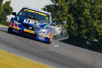 © Octane Photographic Ltd./Chris Enion. British Touring Car Championship – Round 6, Snetterton, Saturday 11th August 2012. Free Practice 1. Andrew Jordan - Pirtek Racing, Honda Civic. Digital Ref : 0452ce1d0199-2