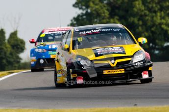 © Octane Photographic Ltd./Chris Enion. British Touring Car Championship – Round 6, Snetterton, Saturday 11th August 2012. Free Practice 1. Dave Newsham - Team ES Racing.com, Vauxhall Vectra and Jason Plato - MG KX Momentum Racing, MG6. Digital Ref : 0452ce1d0207